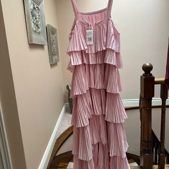 L’idee Pink Tiered Maxi Dress - Picture 3 of 7